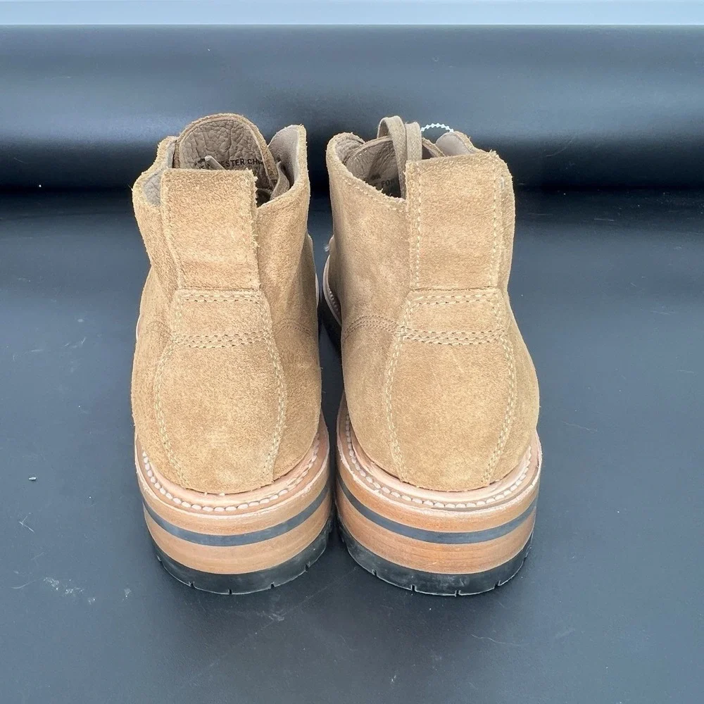 Taylor Stitch The Forester Mushroom Brown Suede Chukka Mens Size 9.5 New w/o box